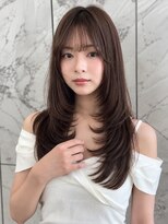 シーシンジュク 新宿南口(Sea shinjuku)&nbsp;ワンホンレイヤ ー×ダークブルー[デジタルパーマ/ボブ/韓国]