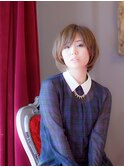 長めのマッシュボブ