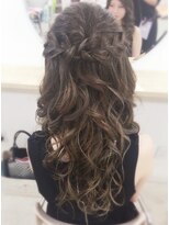 ヘアーセットサロン ピンキー(Hairset Salon Pinky)&nbsp;Pinky＊編み込みダウンスタイル