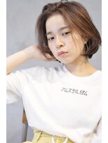 コイ(coii)&nbsp;素髪風カラーのかきあげボブ【coii】