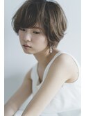 シアーカラーやわらか小顔ボブ
