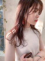 ヌード(nude)&nbsp;nude仲井【ブリーチなし】【ピンクバイオレット】ミディアムヘア