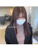 大人かわいい透明感ショコラカラー/ヨシンモリ