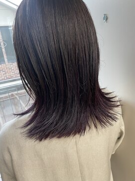 カームバイリコ 学芸大学(calm by liko) 【calm by liko owner 奏子】裾パープルレイヤー