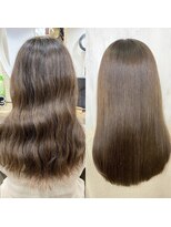 アンフィユヌキャトル(AnFye une Qatll)&nbsp;ジュエリーシステム×LULUトリートメント×縮毛矯正で艶髪♪