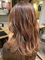 ムーン(moon) #縮毛矯正 #ストレート #ミニウルフ #テラコッタ #くすみブルー