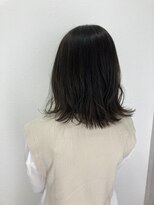 シエル 立川店(CIEL) 【CIEL 佐藤】カーキアッシュ 外ハネボブ