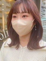 ネオリーブ アンド 渋谷店(Neolive &)&nbsp;【Neolive & 渋谷店】韓国風顔周りレイヤー×テラコッタ