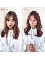 ミラリー トウキョウ(Mirareee Tokyo)&nbsp;20代30代40代◎エギョモリ２wayバング小顔矯正立体カット