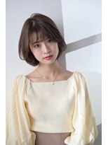 ネオリーブアオバ 高田馬場店(Neolive aoba)&nbsp;シルキーボブ&レイヤー/カーキベージュカラー