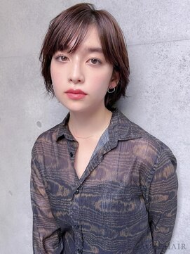 オーブヘアー シード 沖縄西原店(AUBE HAIR seed) 20代・30代_大人暗髪/ブラウンボブ