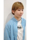 ハイトーンショートボブ