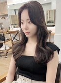韓国前髪顔周り×美髪レイヤー[横浜/縮毛矯正/前髪縮毛矯正]