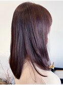 20代30代40代髪質改善カラーショコラアッシュ艶感セミロング