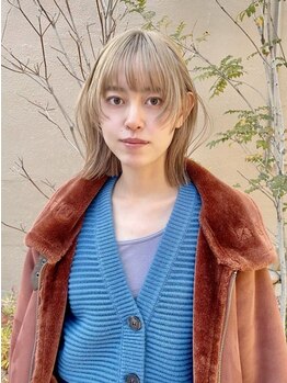 チカシツ(Chikashitsu)の写真/≪COLOR≫―ハイトーンもダメージレスに。ファッションの様にヘアカラーを纏う―<< it’s own color... >>