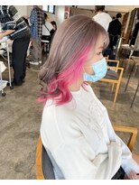 ニュート(Neut )&nbsp;ハイトーンミルクティーベージュ/インナーカラーホワイトピンク