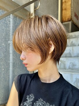 ナンバー 六本松(Number) 大人可愛い20代30代40代丸みショートボブ/髪質改善/ハイライト/