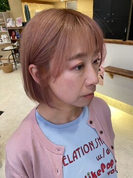 バルス(BLS) ブラウンカラー×ボブ 【藤枝/藤枝駅】