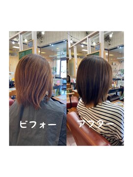 スミカ(sumica) #グレージュ #月一メンテ #白髪ぼかし