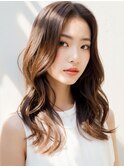 ★【艶感オルチャンヘア】韓国風 巻き髪大人可愛い小顔カール