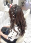 ガーリースタイル/心斎橋/ヘアメ/セットサロン