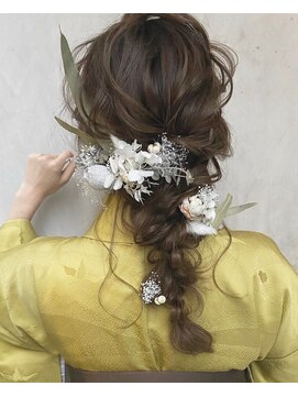 シャルメ 池袋(CHARMER) 卒業式袴でも大人気のあみ下ろしスタイル