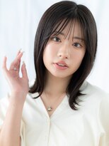 ドクターズサロン LAB 小山店&nbsp;暗髪ツヤ髪シースルーバングくびレイヤーa小山20代30代40代