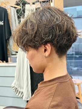 スウェル 船橋店(Swell) #ベリーショート#ダークアッシュ#ニュアンスパーマ#韓国マッシュ