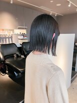 ヘアーエスクールシーユー 枚方T-SITE店(hair S.COEUR×Cu) 切りっぱなしボブ/ヘイリーボブ/大阪枚方美容室/梅田美容室