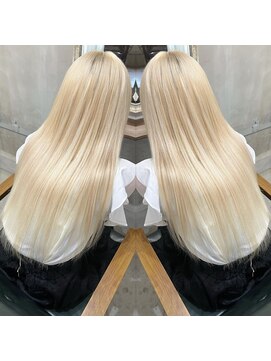 ルフレ 新宿歌舞伎町店(Reflet) ホワイトカラー/ホワイトベージュ/プルエクステ