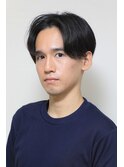 真ん中分けナチュラル