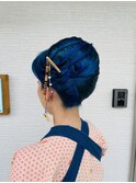 お祭りヘアセット