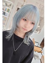 ルクール ヘアー プレジー(Le Coeur HAIR Plaisir)&nbsp;水色カラー