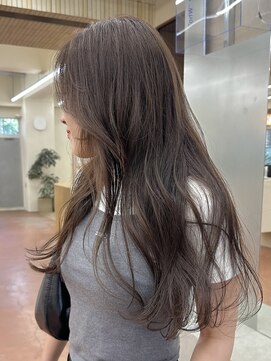 パークレーン アイス イヴェン(park lane ICI yeven) ブリーチなし　ブラウンベージュ透明感カラー赤味消し春カラー