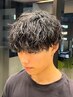 【田村輝　限定】カット+シャドウパーマor波巻き波打ちパーマ ￥15400