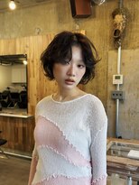 ヒュージ 表参道(huge)&nbsp;レイヤーボブ/ショートボブ/ニュアンスパーマ/顔周り/前髪カット