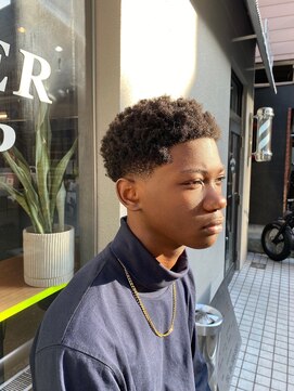 クフィア メンズヘアー カンポ 天王寺店(CUFFIA MEN'SHAIR CAMPO) スパイキーショートフェザーパーマジェットモヒカン短髮