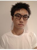 メンズカットスパイキーショートメンズショートベリーショート
