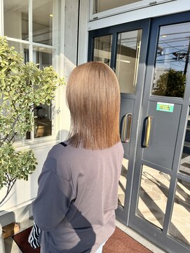 ラグ バイ シゲルカットクラブ 神田久志本店(lag) オレンジベージュカラー