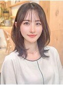 大人可愛い20代30代40代小顔ウルフレイヤーボブ丸みショートボブ