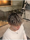 メッシュツイスパパーマ/メンズ/刈り上げ/眉毛/ツイスト