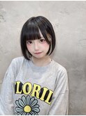 ボブ 髪質改善 縮毛矯正 インナーカラー アイドル