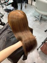 ベレーザ 渋谷(BELEZA)&nbsp;15554ブリーチなしダブルカラーレイヤーミルクティーベージュ