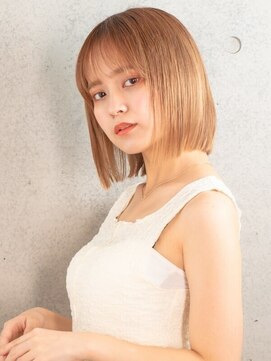 パノラ 下北沢(PANOLA) ボブ　ストレート　シースルーバング