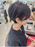 前髪なしハンサムショート