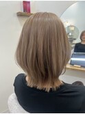ブリーチ1回 ベージュカラー