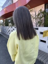 ウニレ バイ センス(unire by sense)&nbsp;ブリーチで作る色落ちが綺麗なグレージュカラー