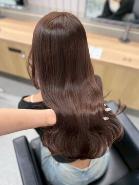 ペレ 原宿(PELE) ダブルカラー/ケアブリーチ/羽エクステ/原宿