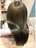 【橋本指名☆圧倒的透明感】カット+ライトニングダブルカラー(ケアTR付き◎)