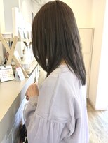 ジュエ ヘアー デザイン(Jue hair design)&nbsp;ハッシュカット×ネモフィラブラウン／知立市/３０代／レイヤー